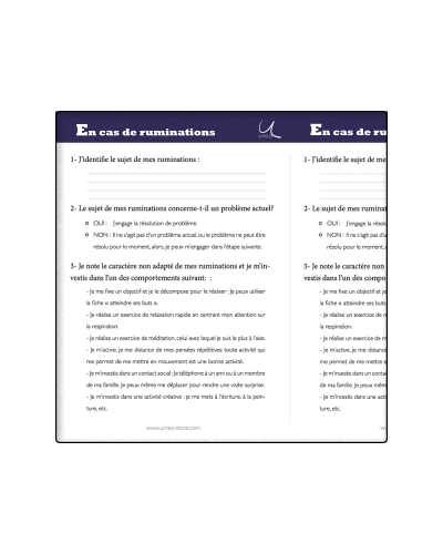 En cas de rumination