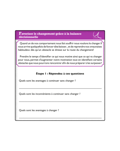 Balance décisionnelle complète