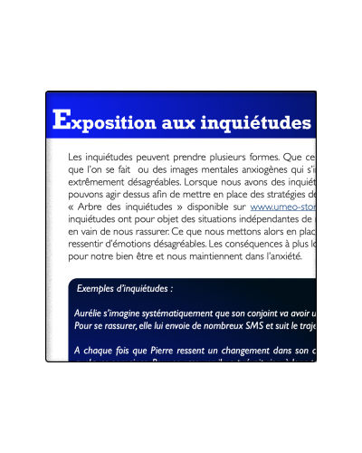 Exposition aux inquiétudes