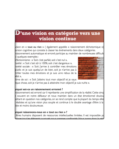 Raisonnement dichotomique