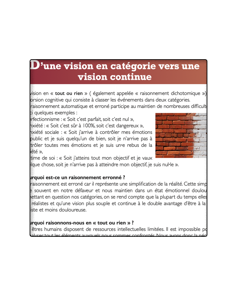 Raisonnement dichotomique