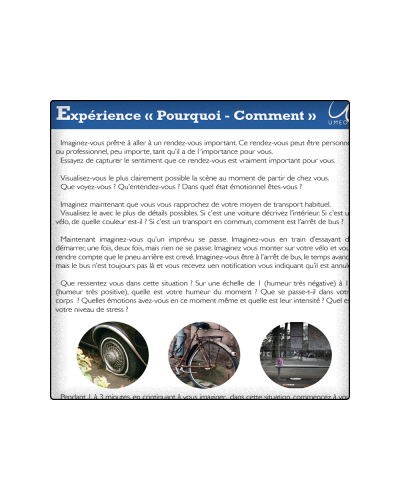 Expérience "Pourquoi-Comment"